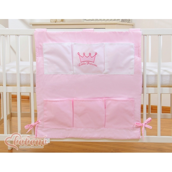 Accessor Förvaring till spjälsäng Little Prince/Princess rosa