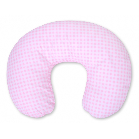 Amningskudde rosa rutig