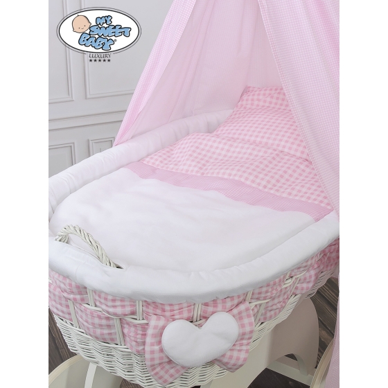 Babykorg med himmel på hjul Isabella no 70202-908*