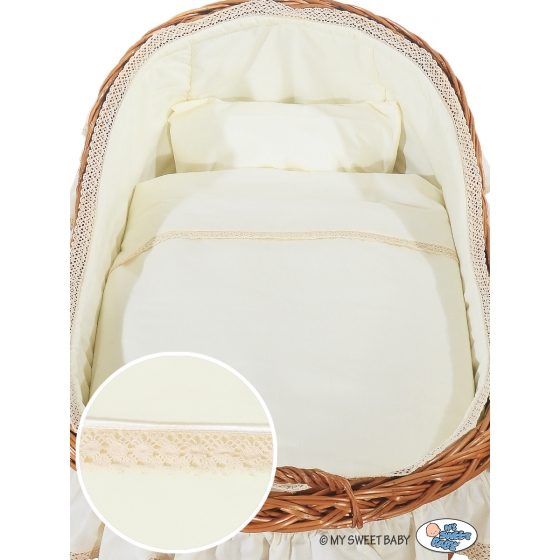 Babykorg Moseskorg Carina Cream