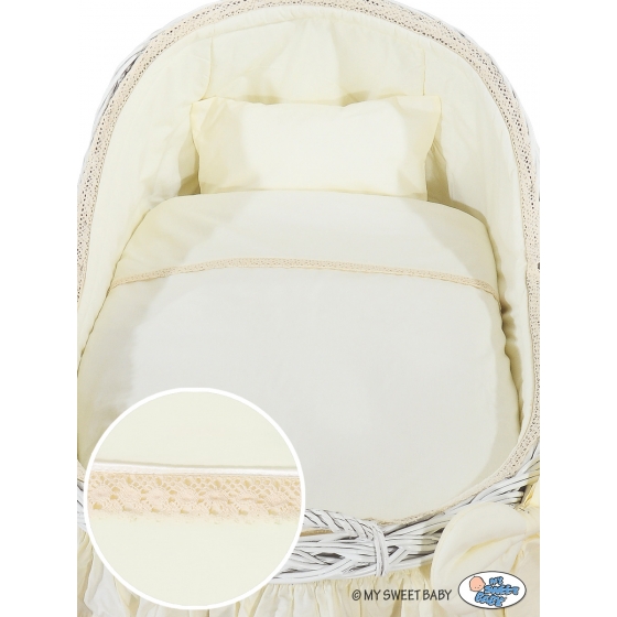 Babykorg Moseskorg Carina Cream