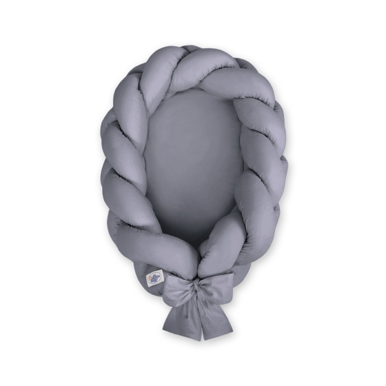Babynest Fläta 2 in 1- Antracit