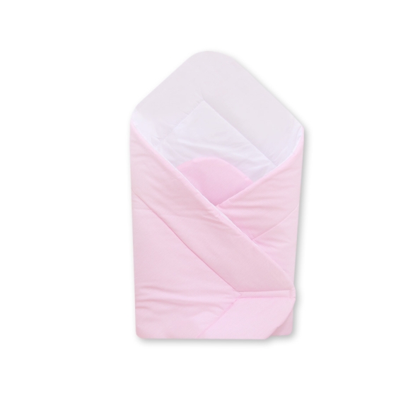 Babytäcke- hjärtan rosa ränder