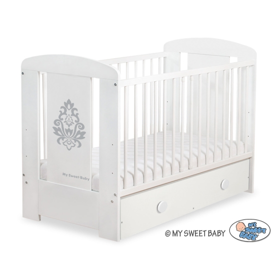 Babysäng 120x60cm Glamour med lådor MAXI