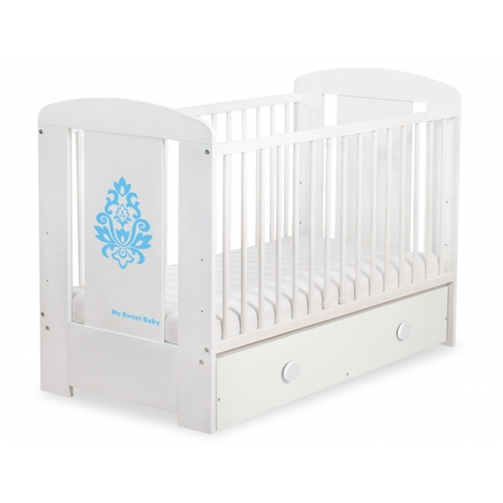 Babysäng 120x60cm Glamour med lådor MAXI