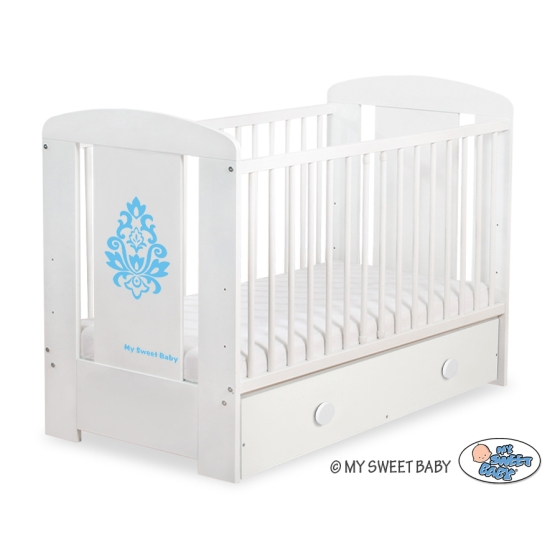 Babysäng 120x60cm Glamour med lådor MAXI