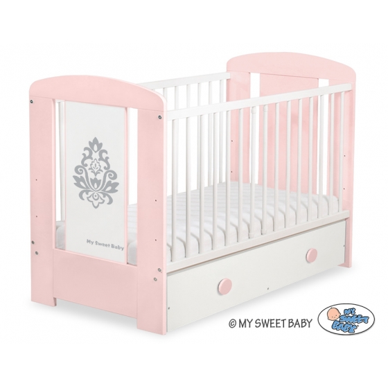 Babysäng 120x60cm Glamour med lådor MAXI