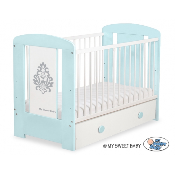 Babysäng 120x60cm Glamour med lådor MAXI
