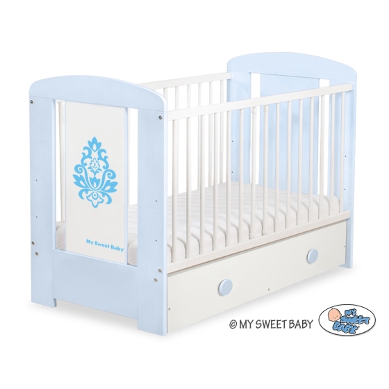 Babysäng 120x60cm Glamour med lådor MAXI