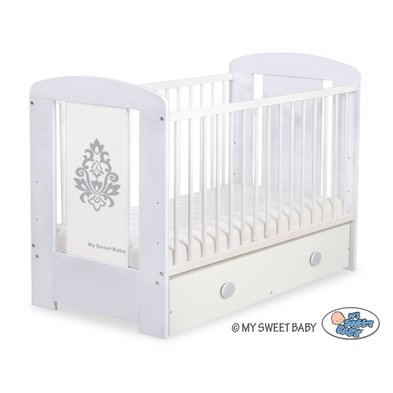 Babysäng 120x60cm Glamour med lådor MAXI