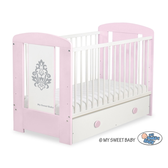 Babysäng 120x60cm Glamour med lådor MAXI
