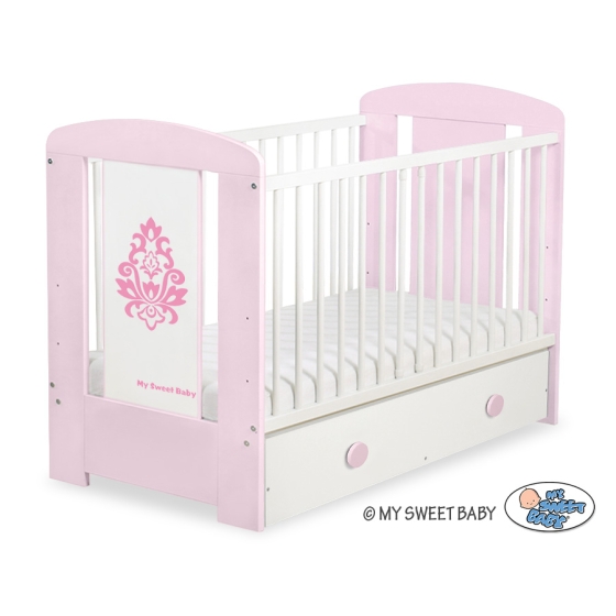 Babysäng 120x60cm Glamour med lådor MAXI