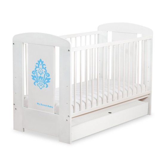 Babysäng 120x60cm Glamour med lådor STANDARD
