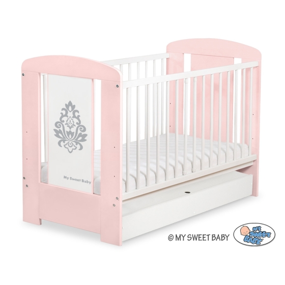 Babysäng 120x60cm Glamour med lådor STANDARD