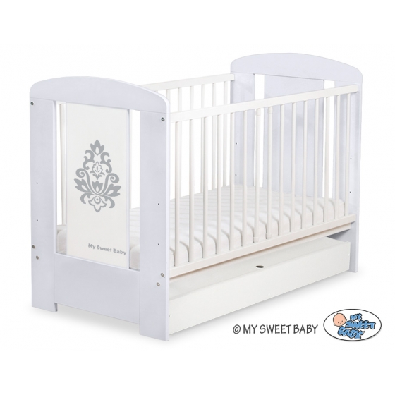 Babysäng 120x60cm Glamour med lådor STANDARD