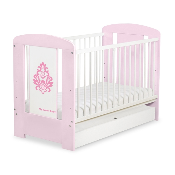 Babysäng 120x60cm Glamour med lådor STANDARD