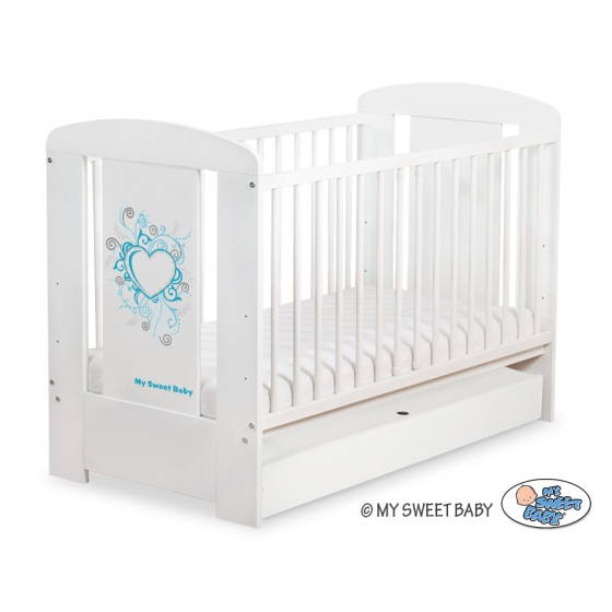 Babysäng med lådor STANDARD 120x60cm Chic