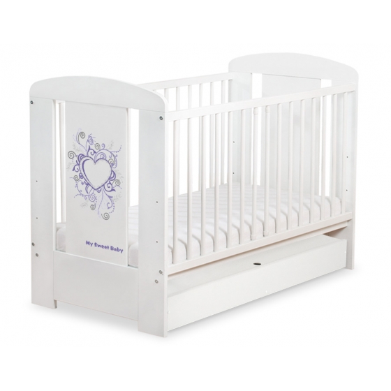 Babysäng med lådor STANDARD 120x60cm Chic
