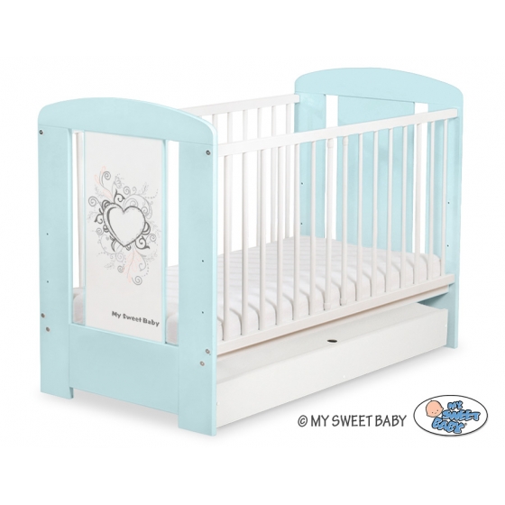 Babysäng med lådor STANDARD 120x60cm Chic