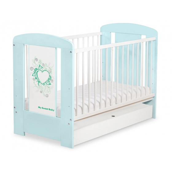 Babysäng med lådor STANDARD 120x60cm Chic