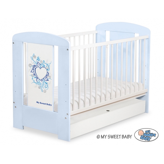 Babysäng med lådor STANDARD 120x60cm Chic
