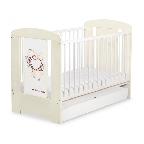 Babysäng med lådor STANDARD 120x60cm Chic