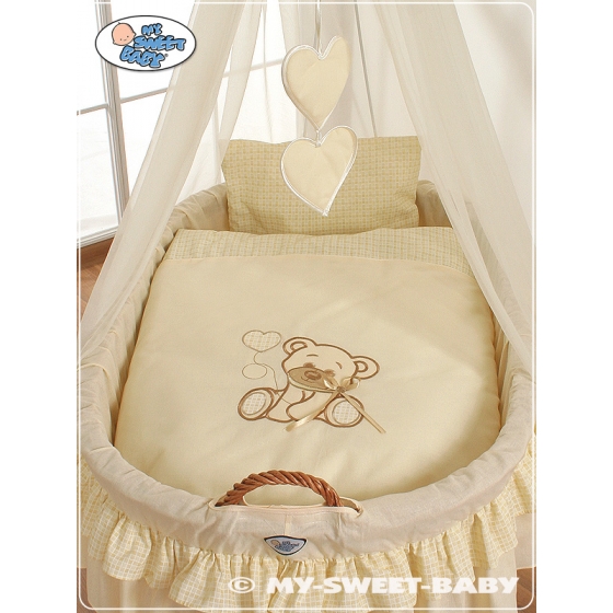 Bäddset / Sängkläder 2-delar for Moses Basket/crib no 99690e-321 or 79690e-321