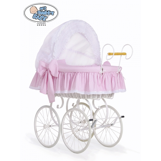 Bäddset / Sängkläder 2-delar forMoses Basket/Wicker crib Jasmine no. 2100-917 or 72100-917