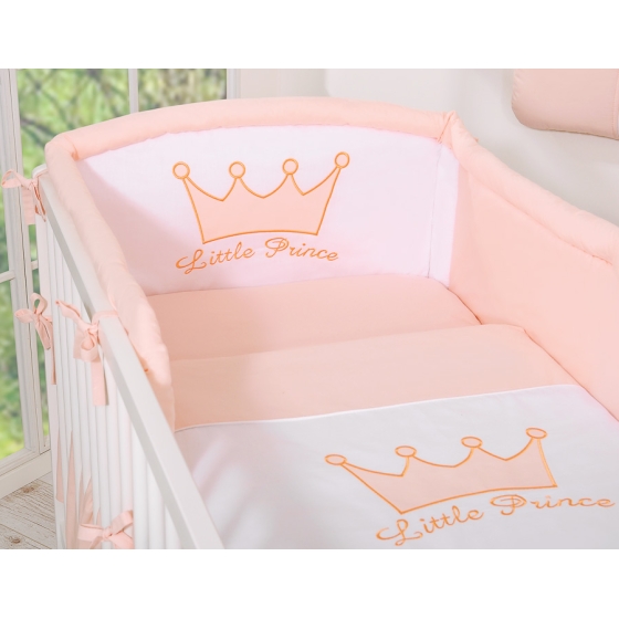 Bäddset / Sängkläder 3-delar- Little Prince/Princess rosa