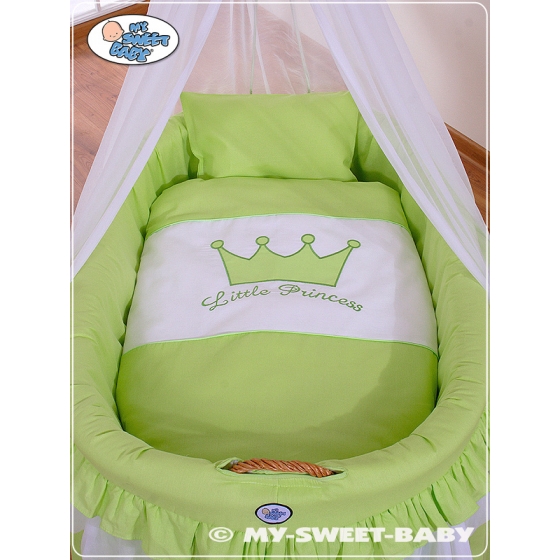Bäddset / Sängkläder 2-delar Little Prince / Princess till Moseskorg no. 92001-306