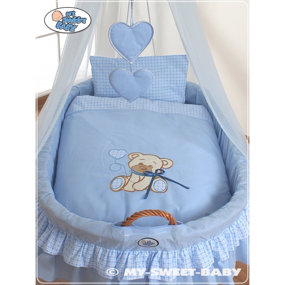 Bäddset / Sängkläder 2-delar till Babykorg no 99690e-323 or 79690e-323