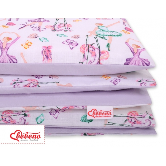 Bäddset / Sängkläder 2pcs 140x200 Junior - ballerinas lila