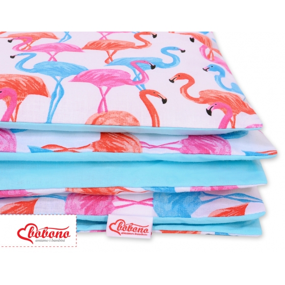Bäddset / Sängkläder 2pcs 140x200 Junior - flamingo