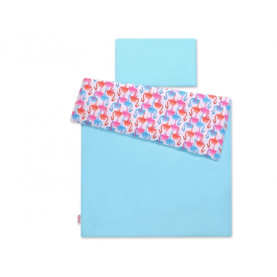 Bäddset / Sängkläder 2pcs 140x200 Junior - flamingo
