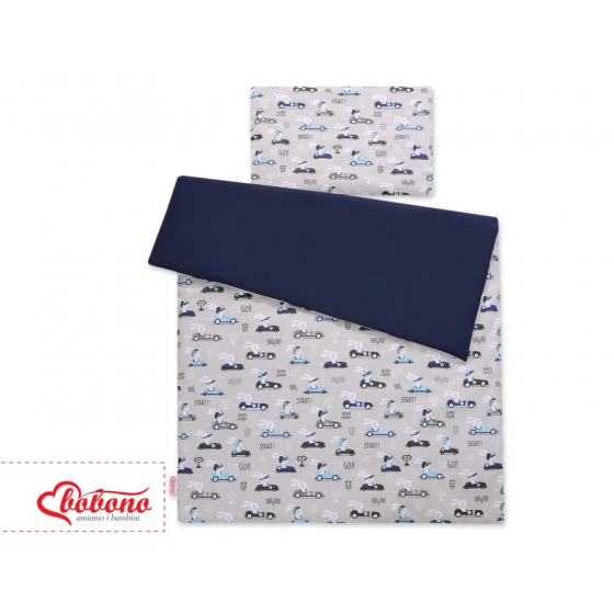 Bäddset / Sängkläder 2pcs 140x200 Junior - gray kaniner