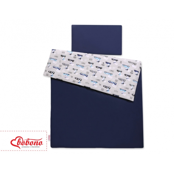 Bäddset / Sängkläder 2pcs 140x200 Junior - gray kaniner