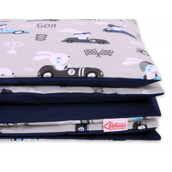 Bäddset / Sängkläder 2pcs 140x200 Junior - gray kaniner
