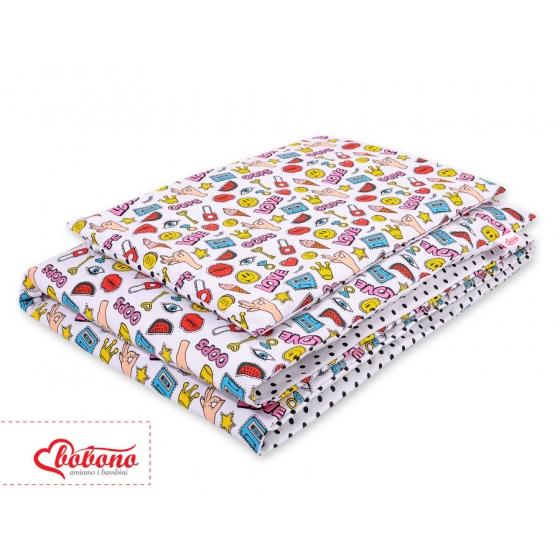 Bäddset / Sängkläder 2pcs 140x200 Junior - love