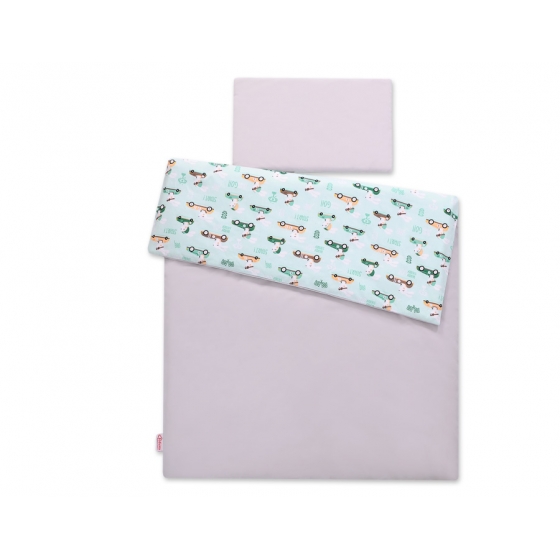 Bäddset / Sängkläder 2pcs 140x200 Junior - mynta kaniner