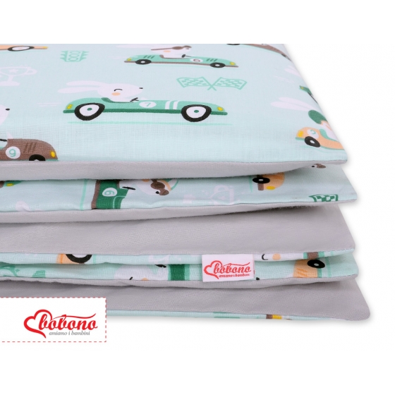 Bäddset / Sängkläder 2pcs 140x200 Junior - mynta kaniner