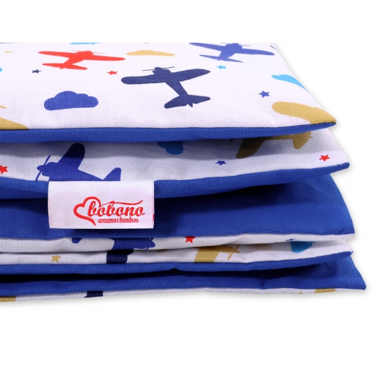 Bäddset / Sängkläder 2pcs 140x200 Junior - planes marinblå