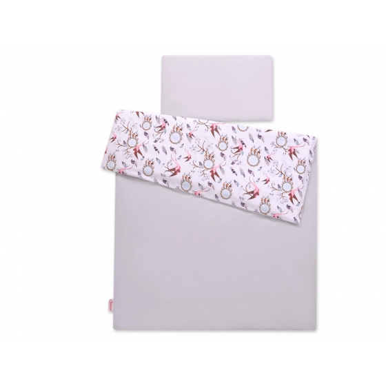Bäddset / Sängkläder 2pcs 140x200 Junior - svalor rosa
