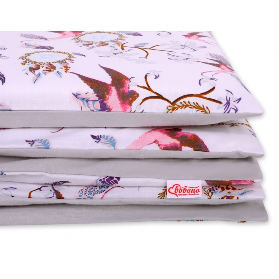 Bäddset / Sängkläder 2pcs 140x200 Junior - svalor rosa