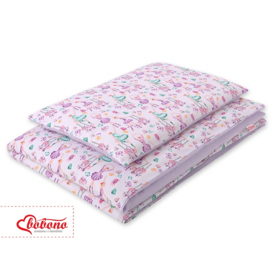 Bäddset / Sängkläder 2pcs 100x135 Mini - ballerinas lila