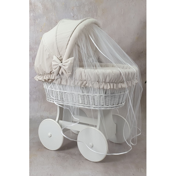 Bäddset till babykorg XL Beige