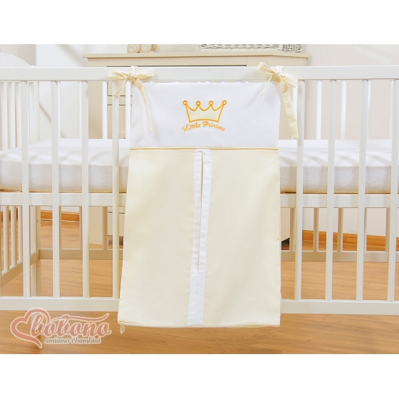 Barnblöja väska Little Prince/Princess cream