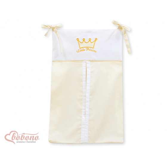 Barnblöja väska Little Prince/Princess cream