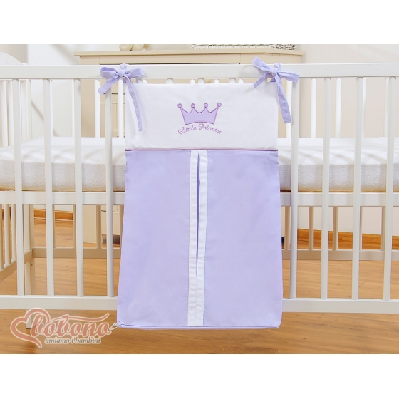 Barnblöja väska Little Prince/Princess lila