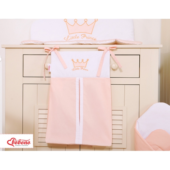 Barnblöja väska Little Prince/Princess pulverrosa