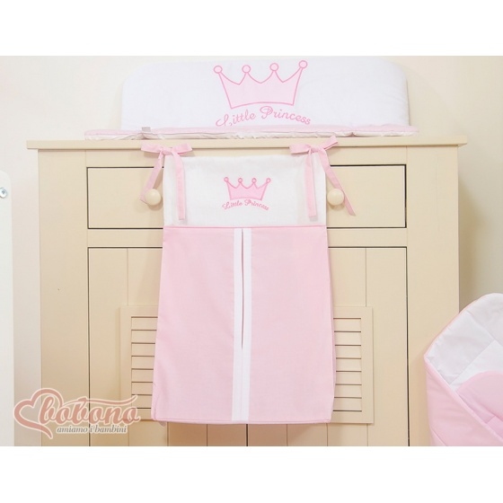 Barnblöja väska Little Prince/Princess rosa